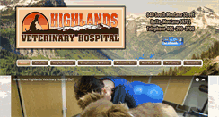 Desktop Screenshot of highlandsveterinaryhospital.com